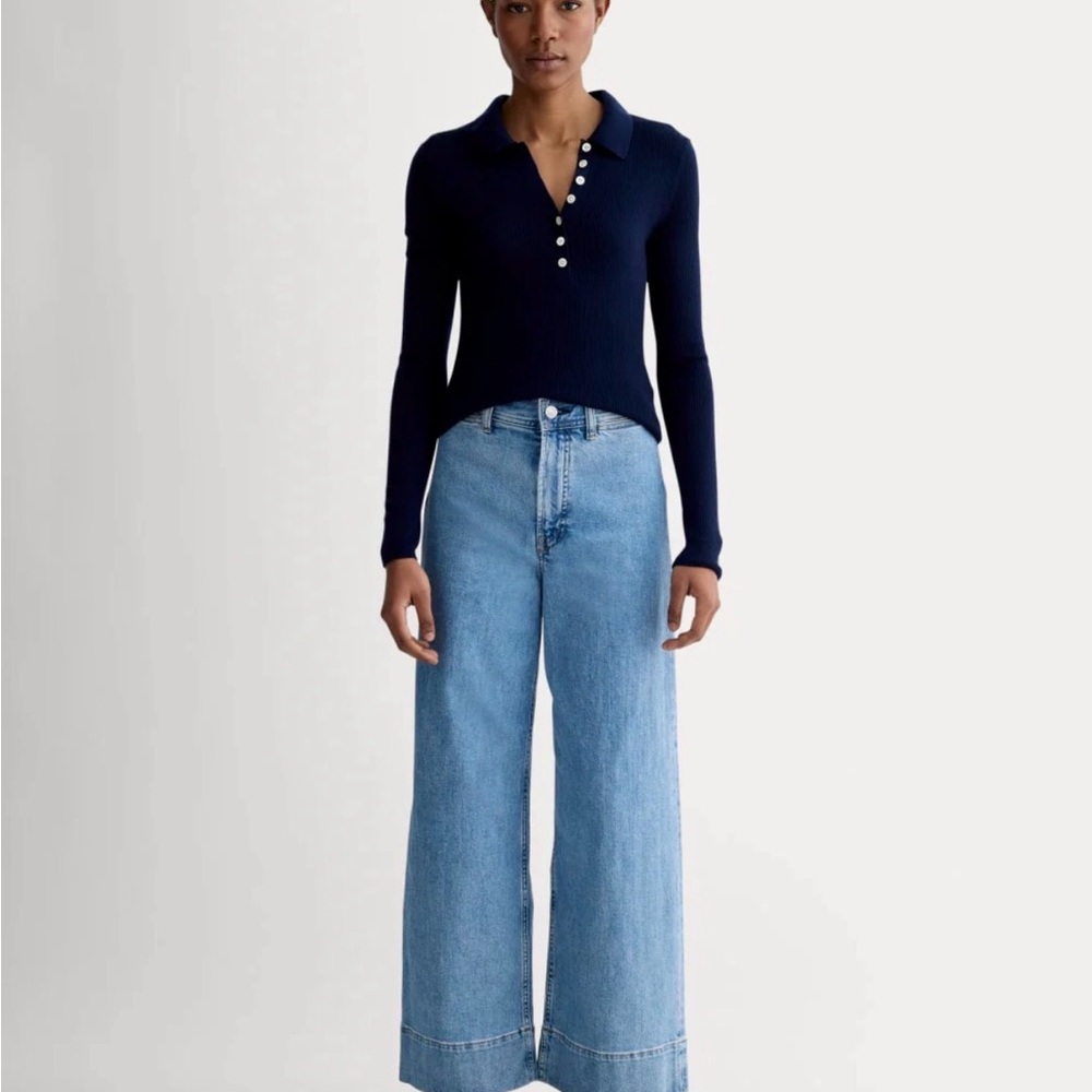 Everlane Light Blue Flare Jeans